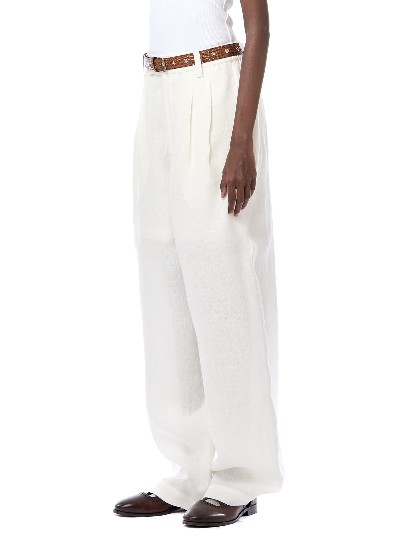 Linen Balloon Pants
