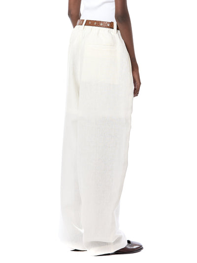 Linen Balloon Pants