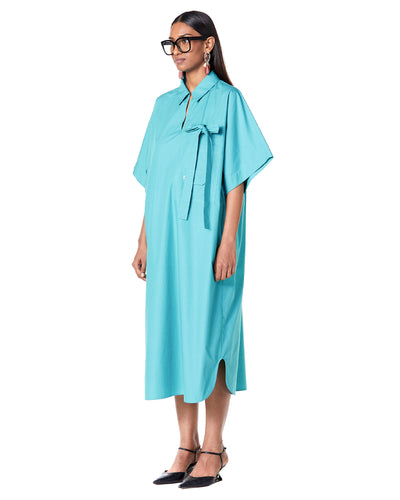 Half Batwing Shirt- Dress