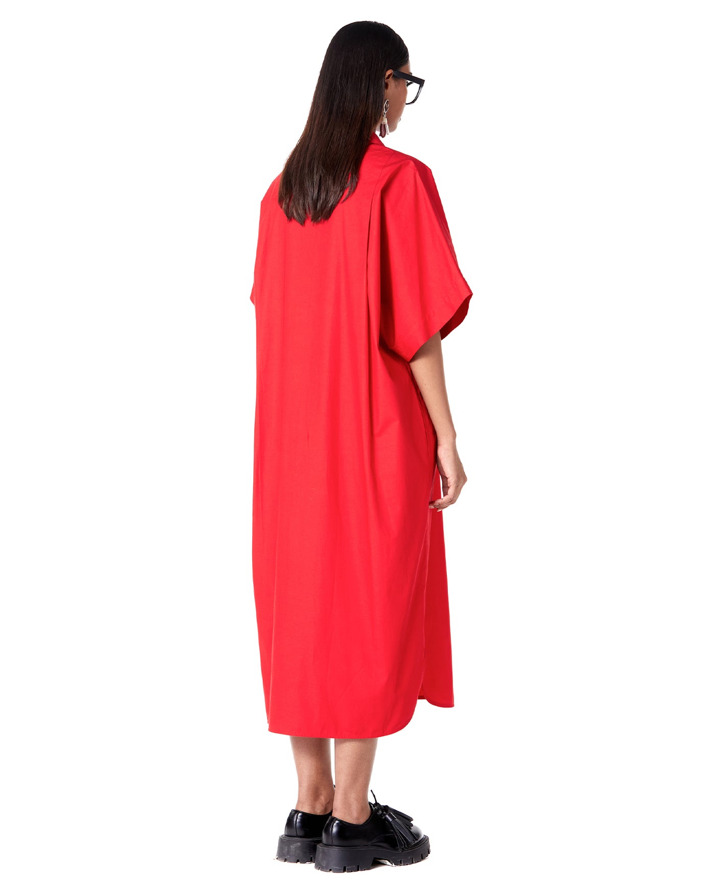 Half Batwing Shirt- Dress