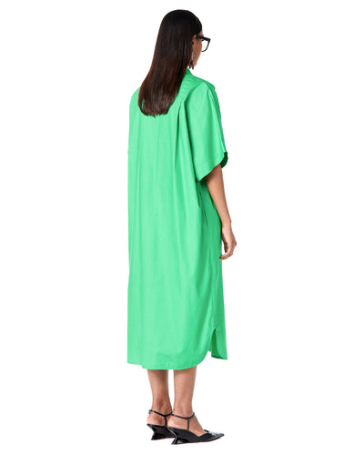 Half Batwing Shirt-Dress