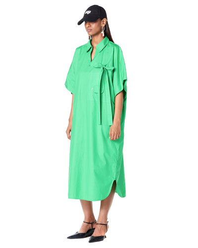 Half Batwing Shirt-Dress