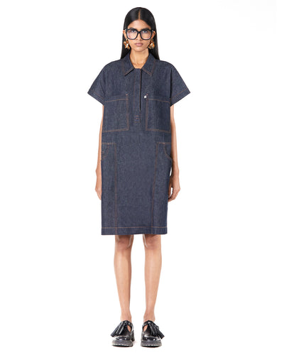 Raw Denim Golf Dress