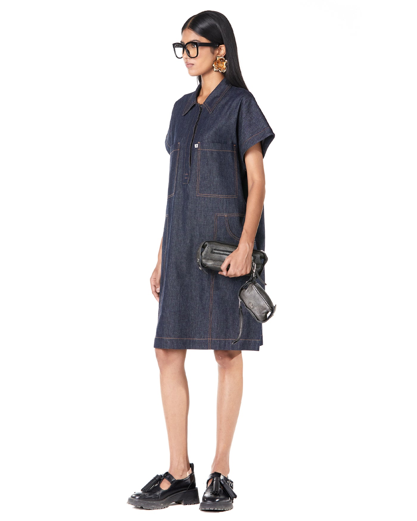 Raw Denim Golf Dress