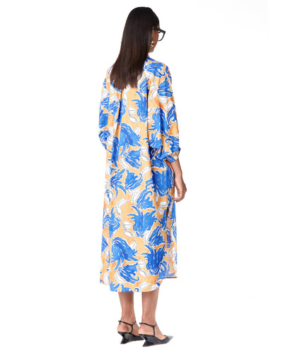 Hooked Flora Batwing Shirt-Dress