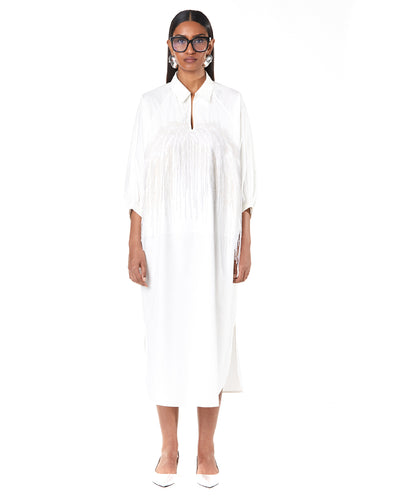 Waves Batwing Shirt-Dress