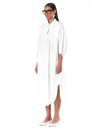 Waves Batwing Shirt-Dress