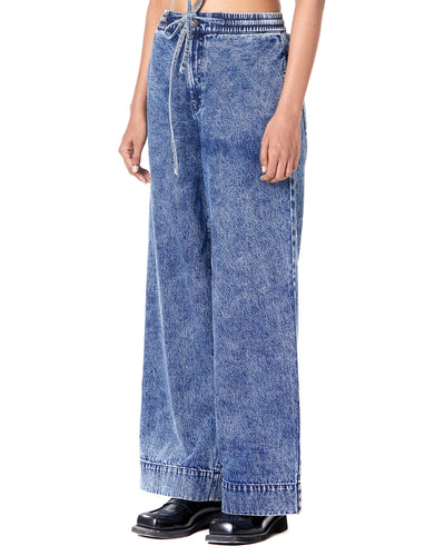 Cropped Wide-Leg Jeans