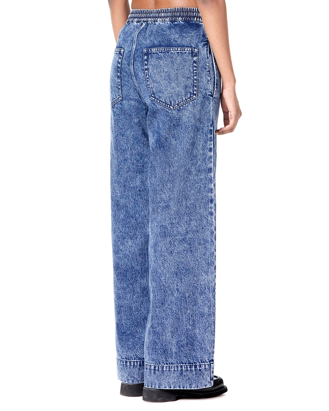 Cropped Wide-Leg Jeans