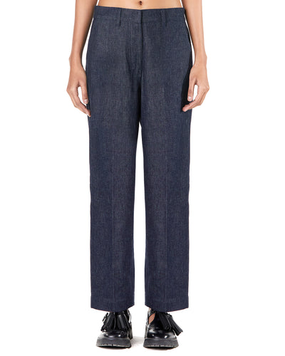 Cropped Wide-Leg Trouser