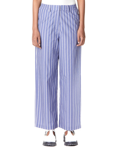 Cropped Wide-Leg Pyjama Pants