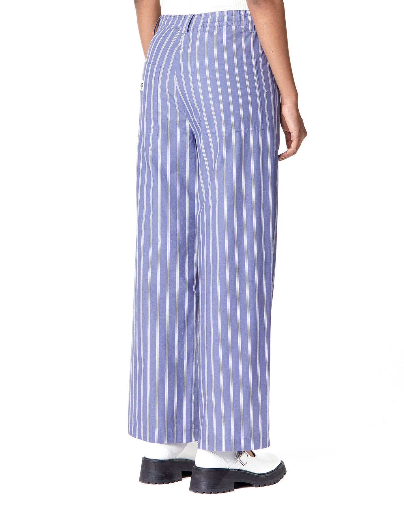 Cropped Wide-Leg Pyjama Pants