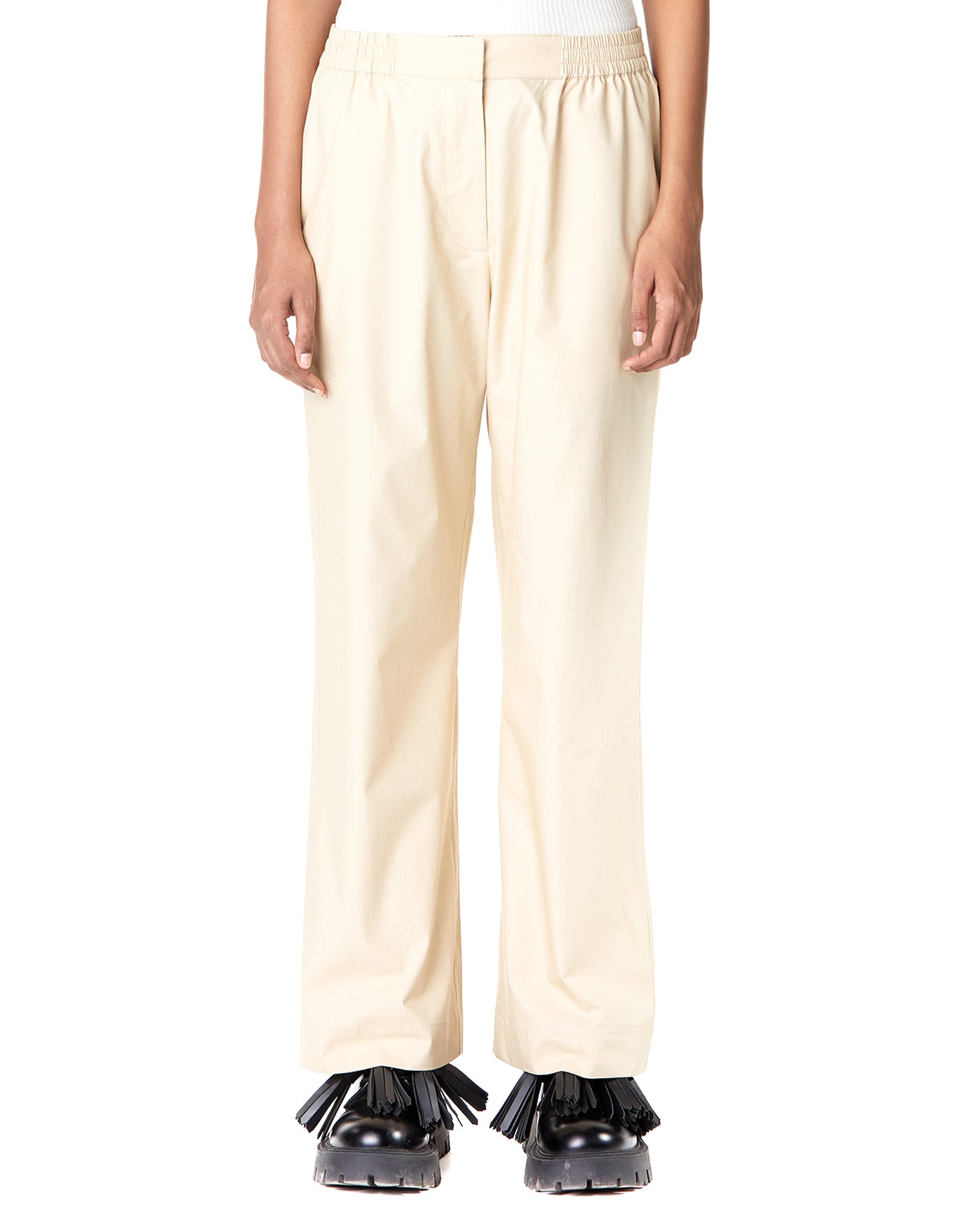 Cropped Wide-Leg Pyjama Pants