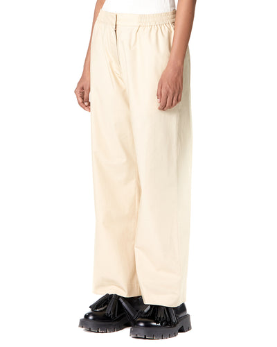 Cropped Wide-Leg Pyjama Pants