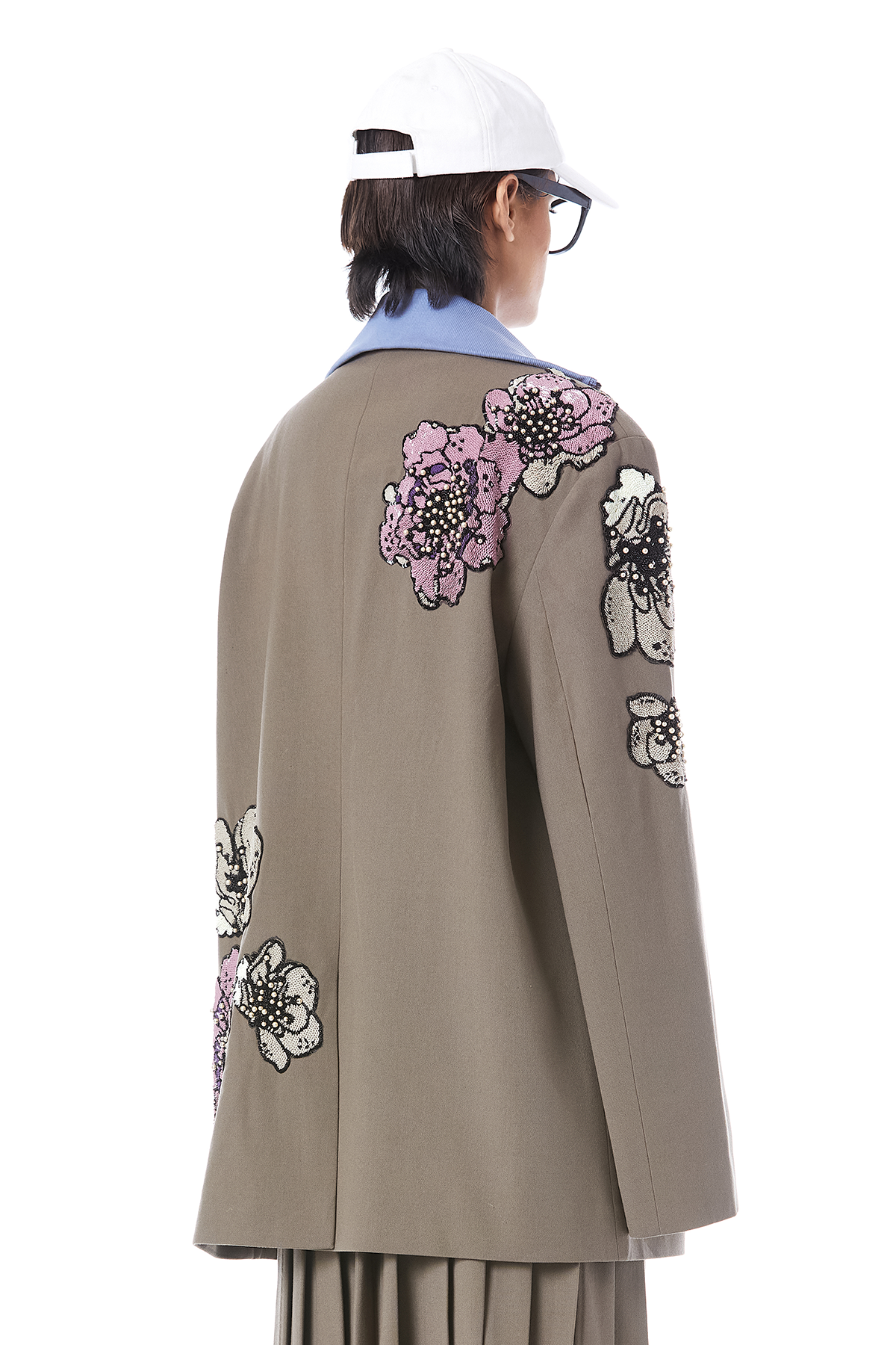 FLORA HAND EMBROIDERED BLAZER