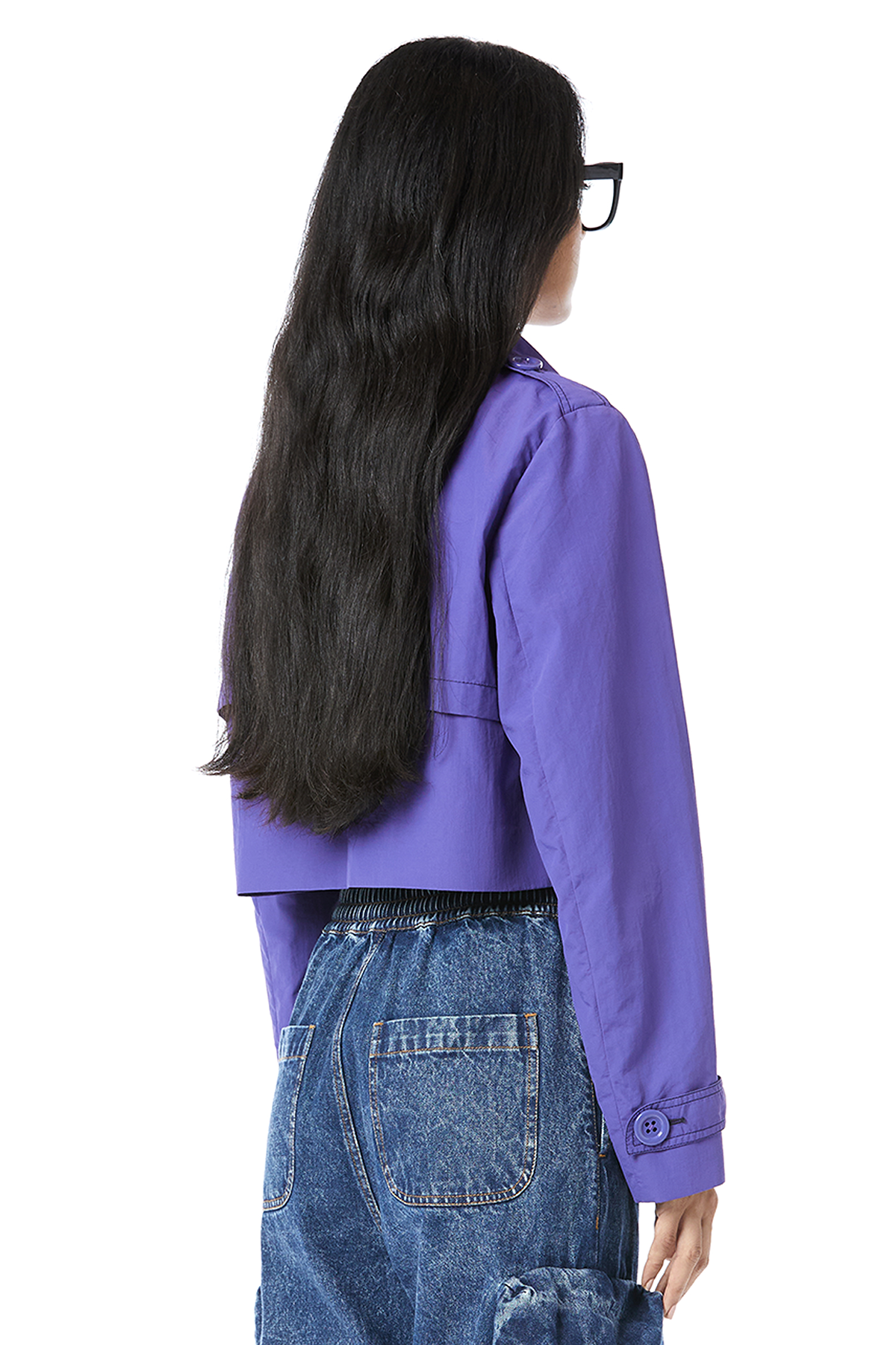 OVERSIZED CROPPED TRENCH