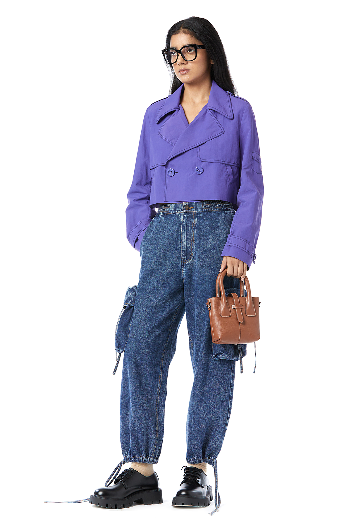 OVERSIZED CROPPED TRENCH