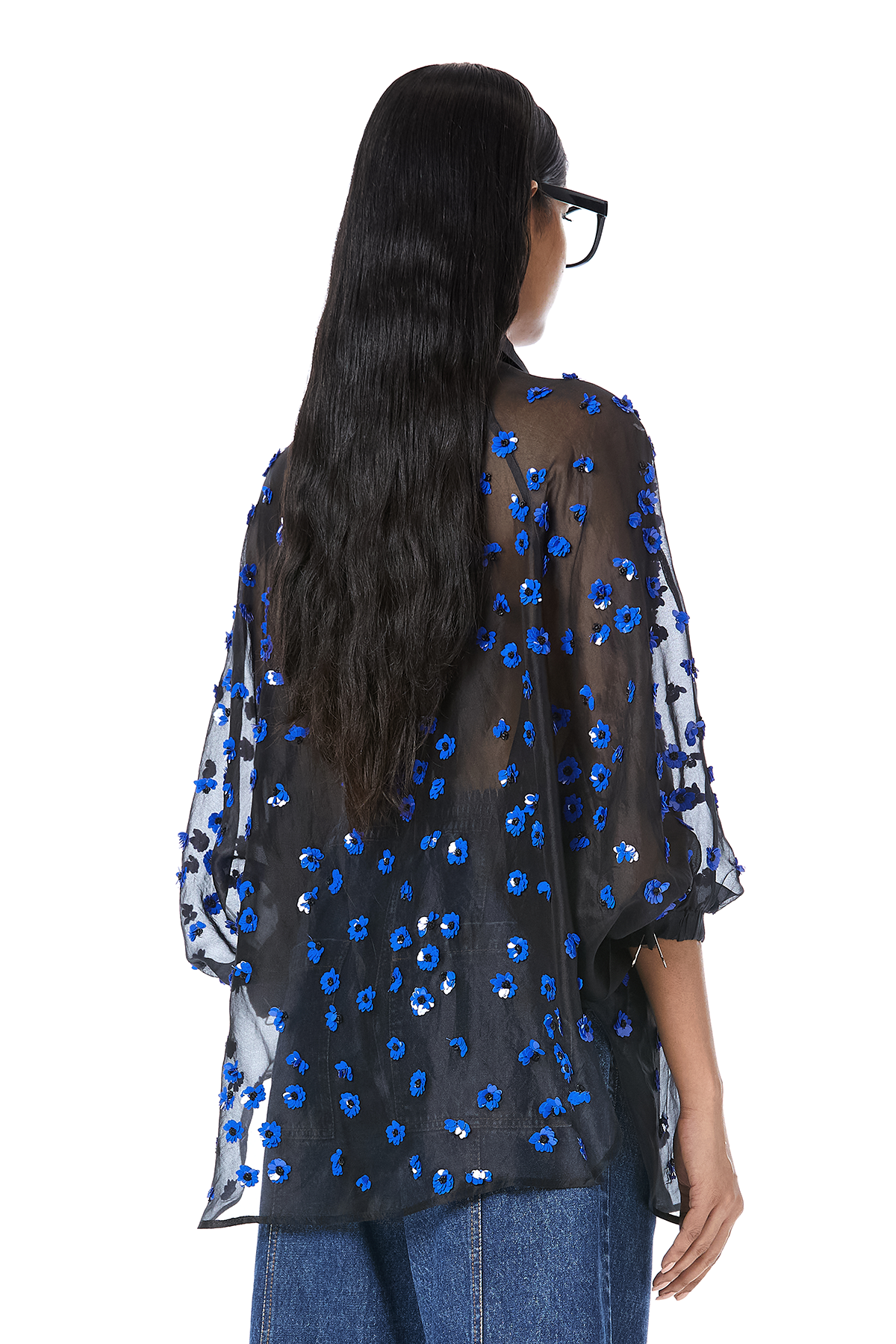 HANDCRAFTED BOUQUET TIE-UP SHIRT