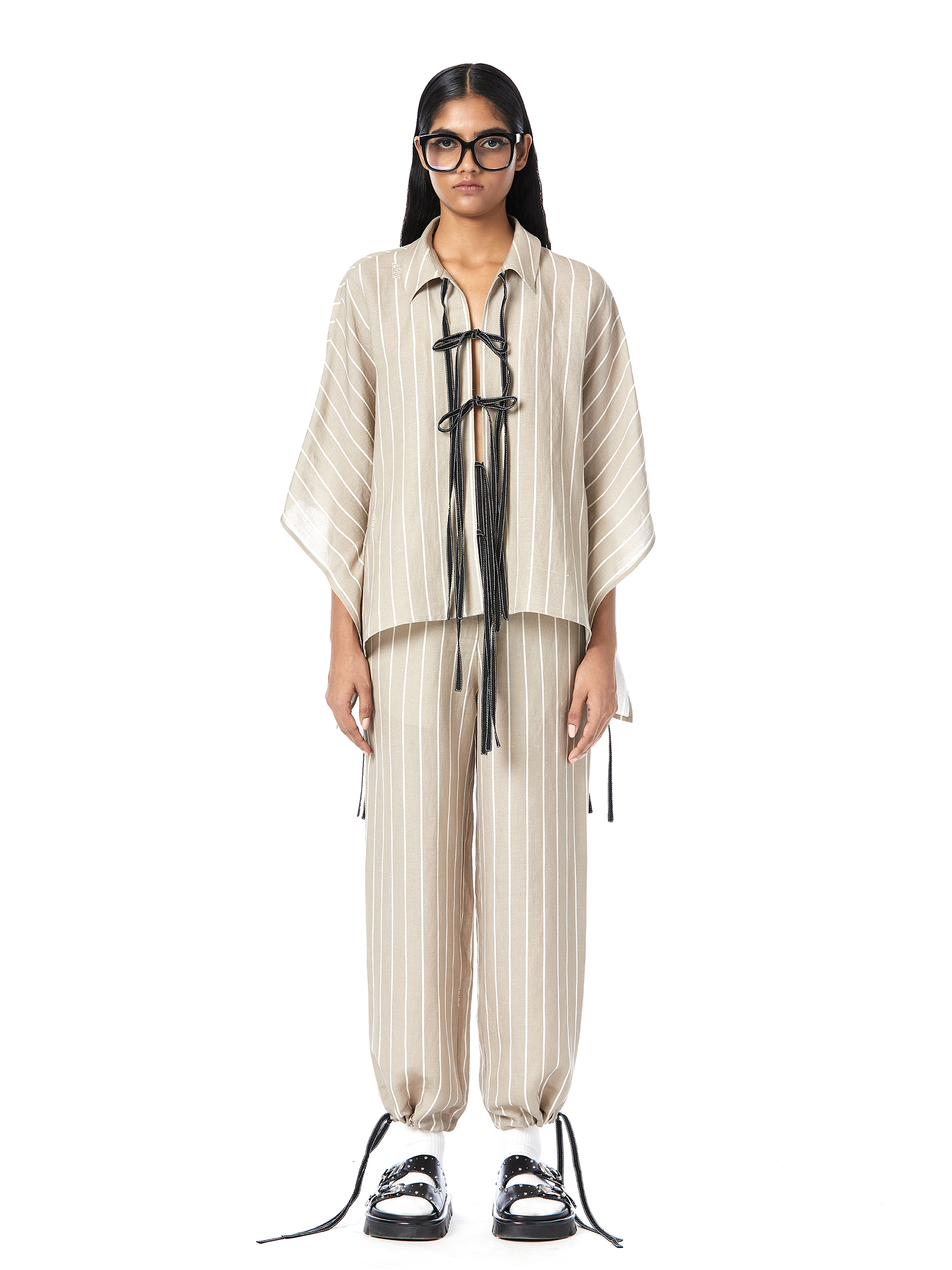 TIE-UP KAFTAN CO-ORD SET