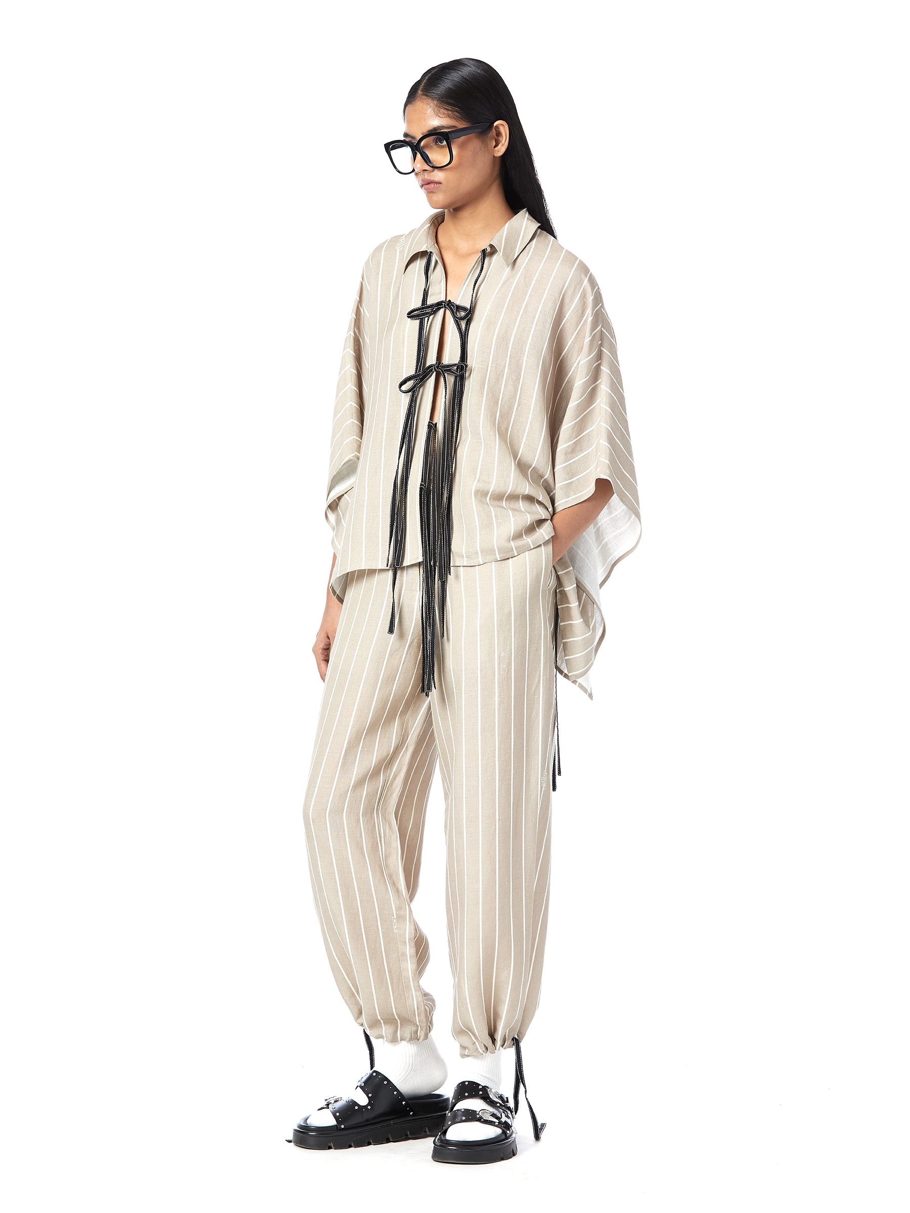 TIE-UP KAFTAN CO-ORD SET