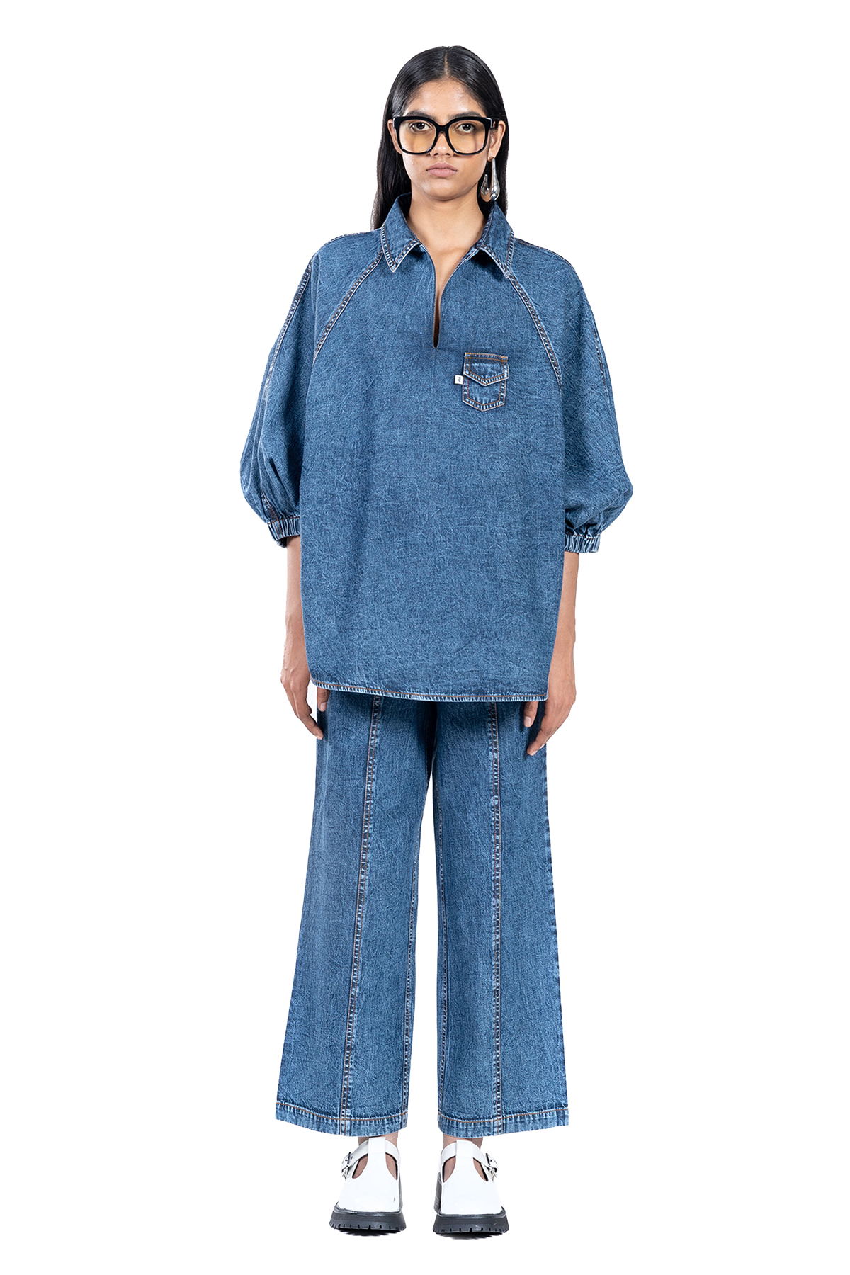 OVERSIZED POLO CO-ORD SET