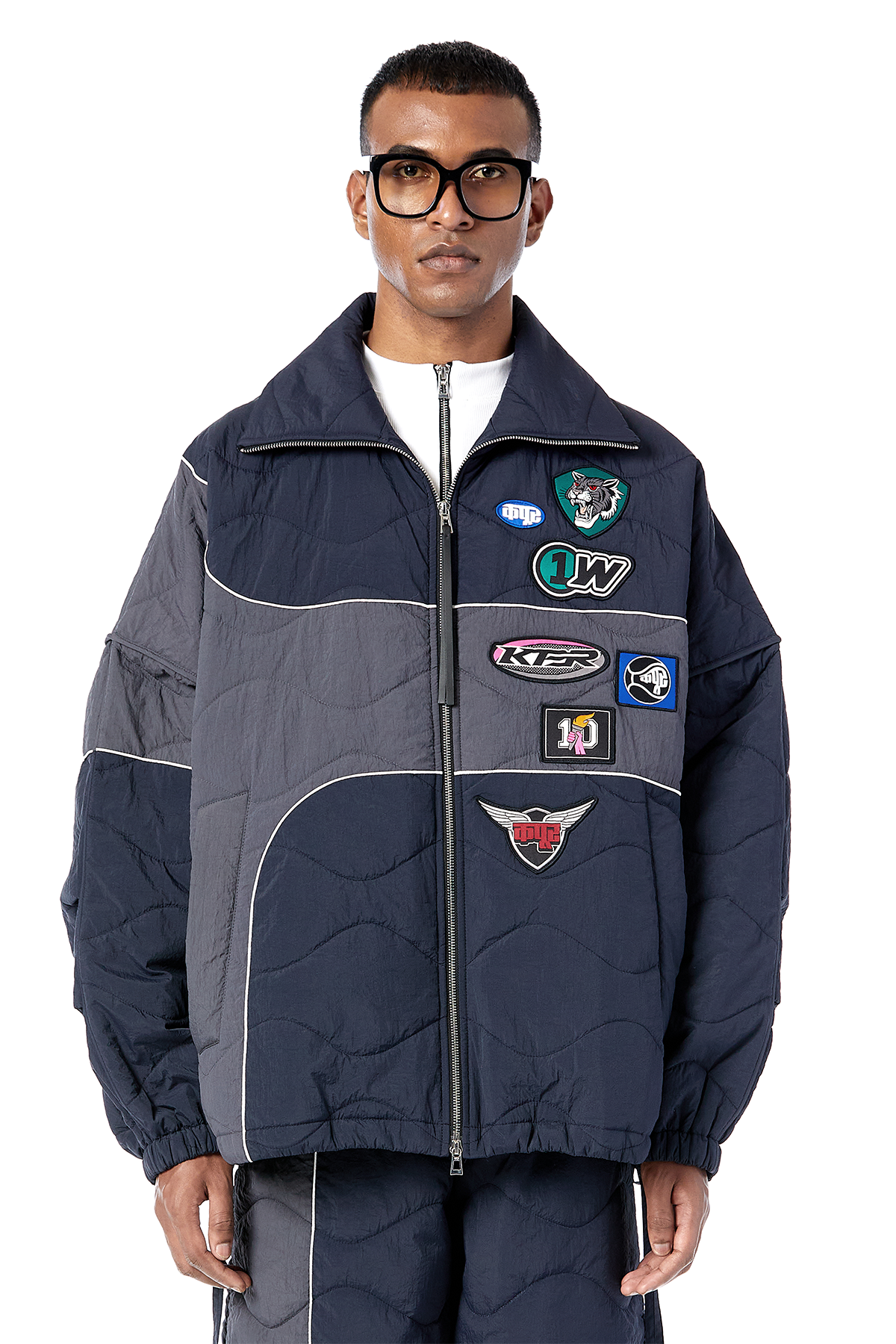 Stamped Padded Bomber