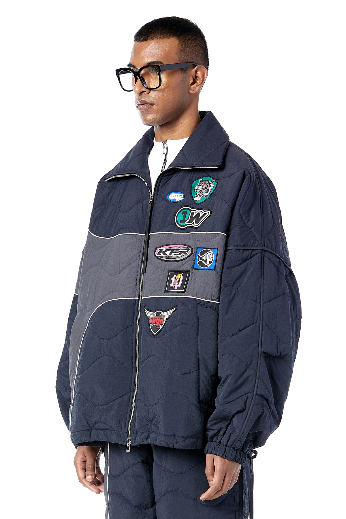 Stamped Padded Bomber
