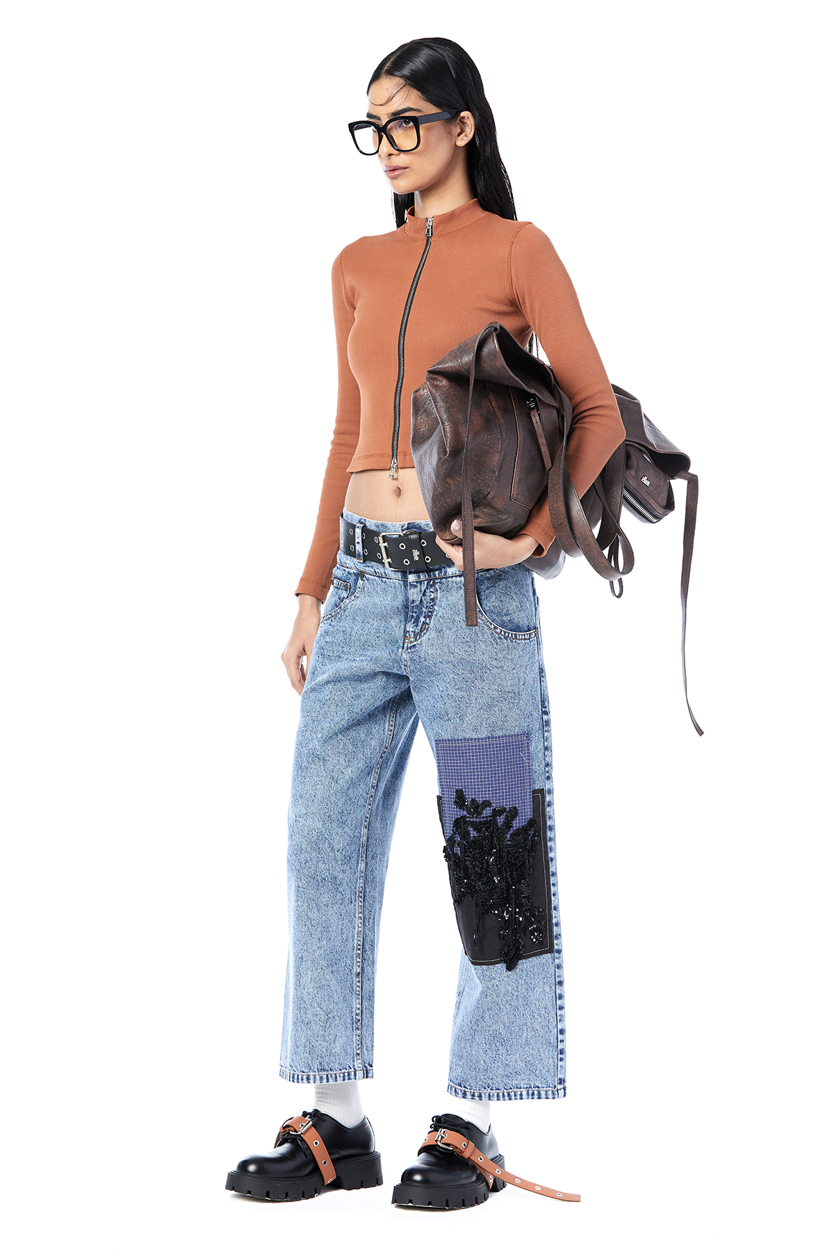 Handcrafted Patchwork Jeans