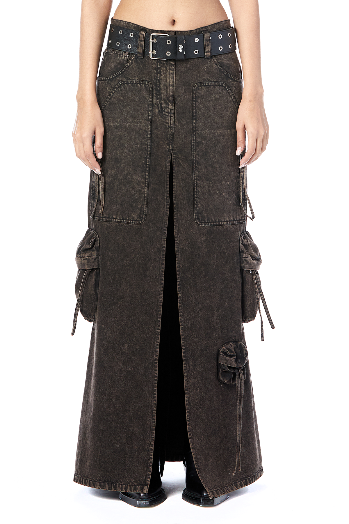 Split Cargo Skirt