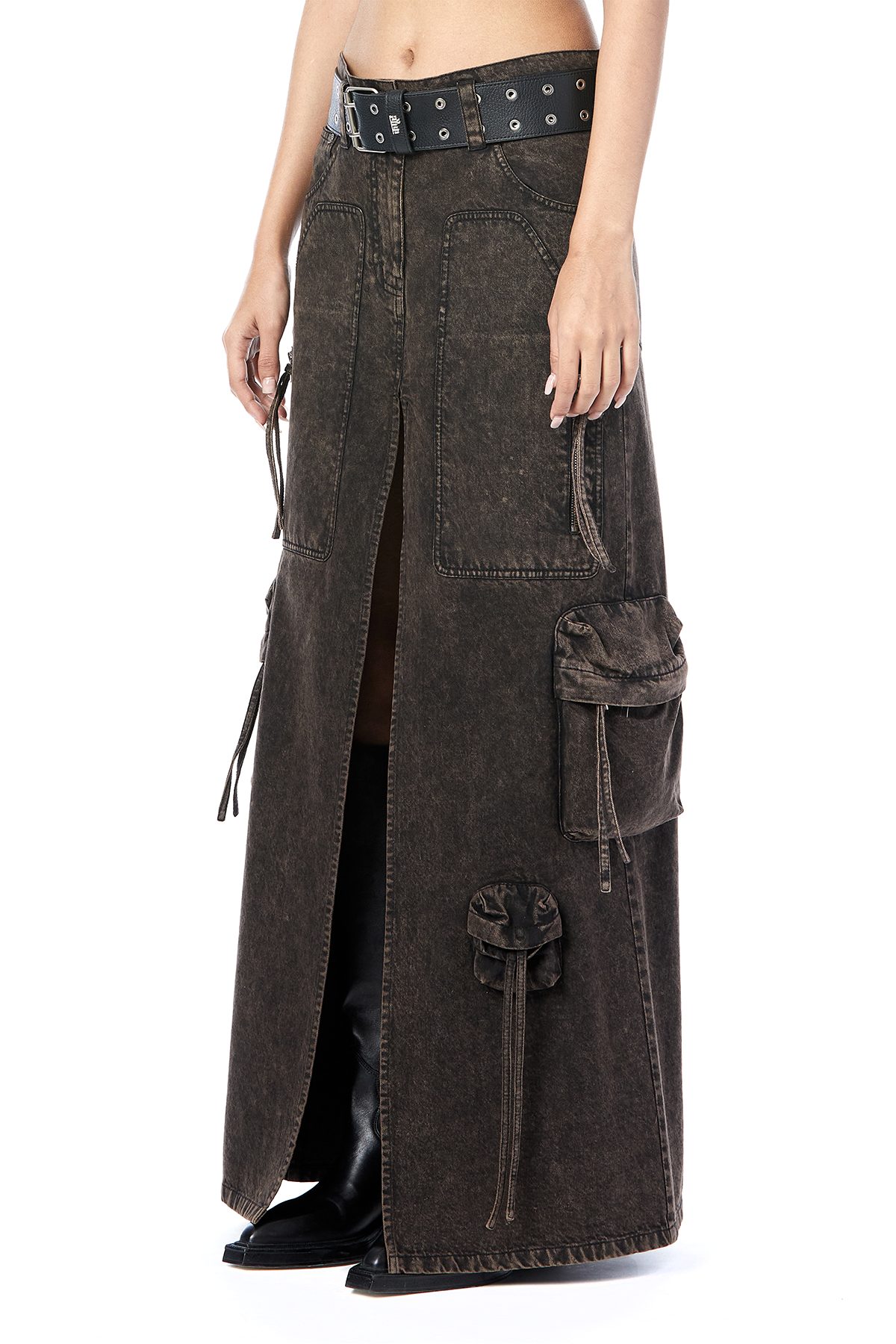 Split Cargo Skirt