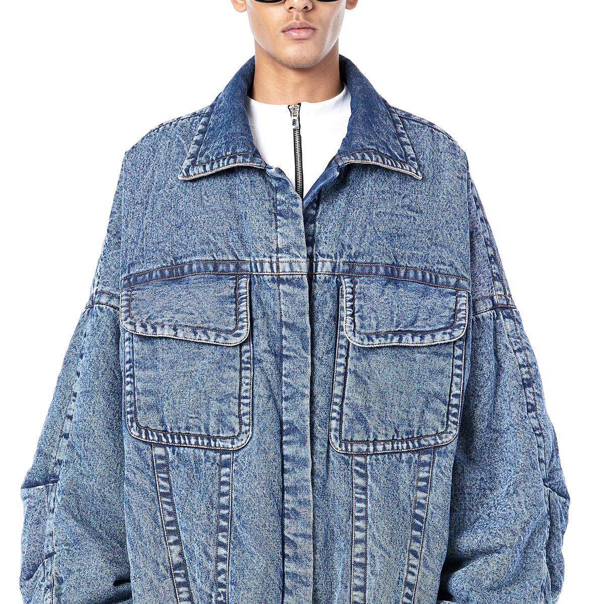 Padded Denim Jacket