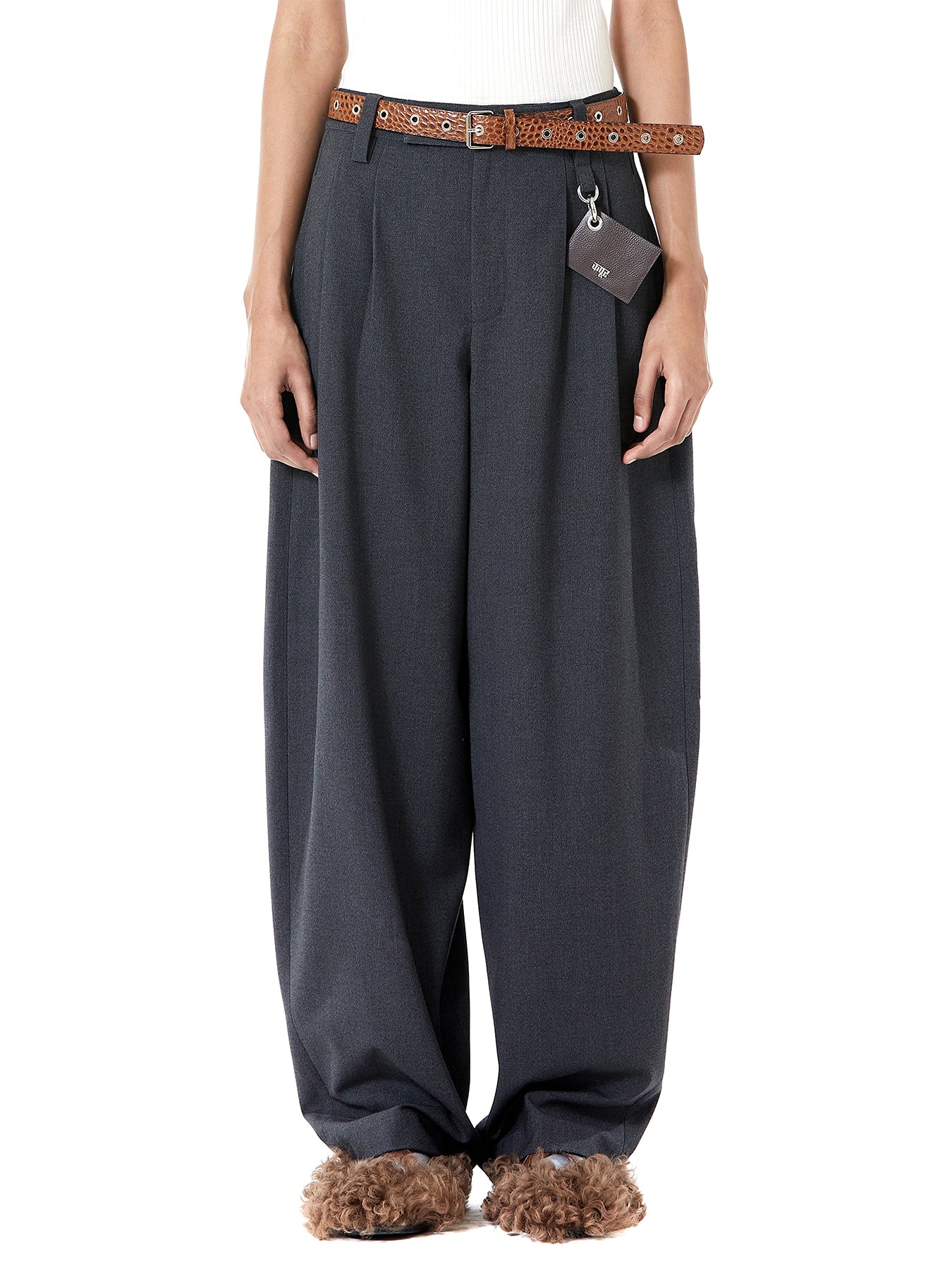 Draped Suiting Pants
