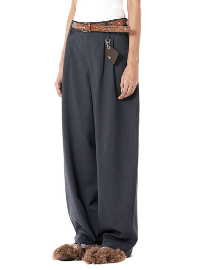 Draped Suiting Pants