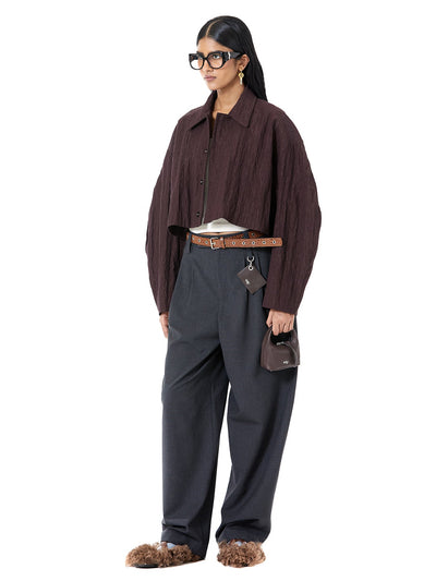 Draped Suiting Pants
