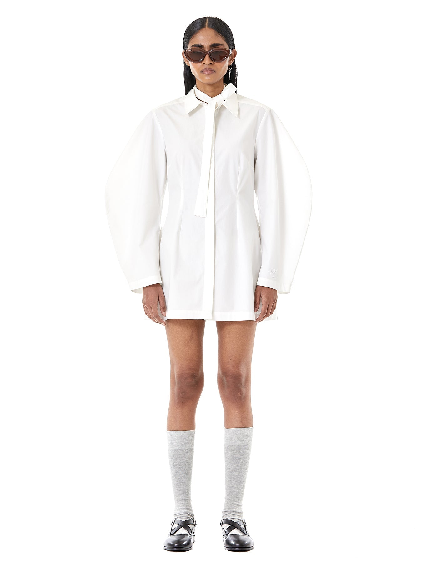 Poplin Mini Dress