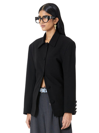 3-Button Cinched Jacket