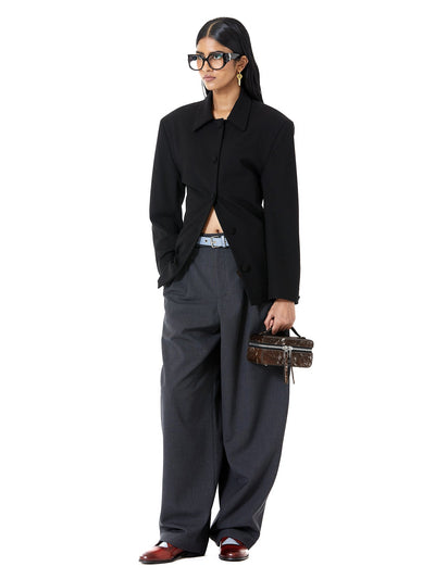 3-Button Cinched Jacket