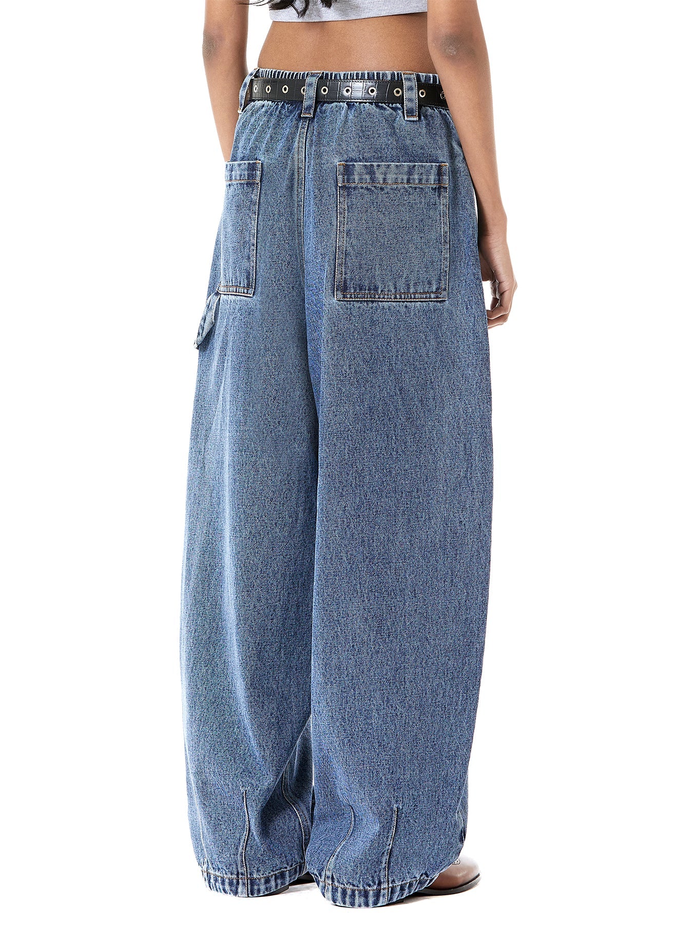 Acid Washed Balloon Jeans