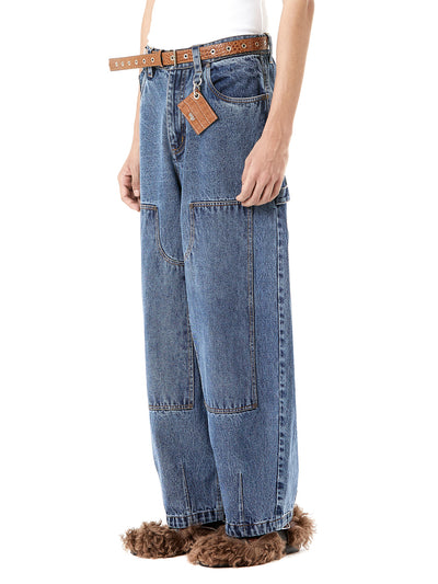 Acid Washed Ballon Jeans