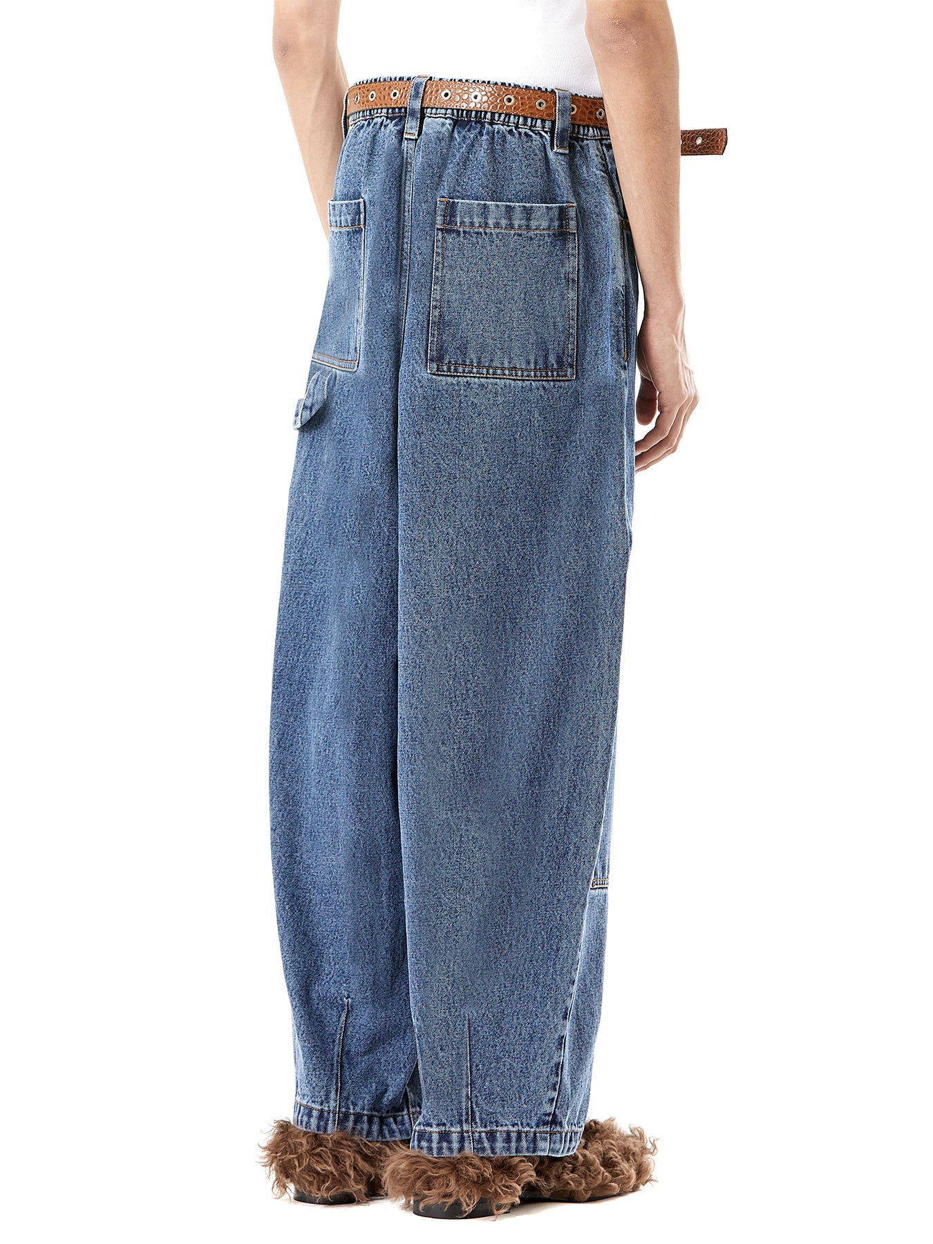 Acid Washed Ballon Jeans