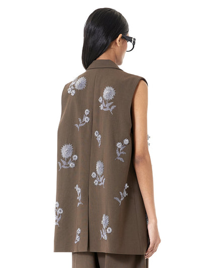 Handcrafted Marigold Blazer Vest