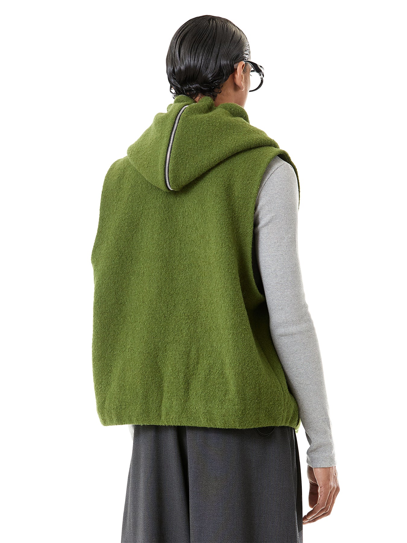 Wool Hooded Vest