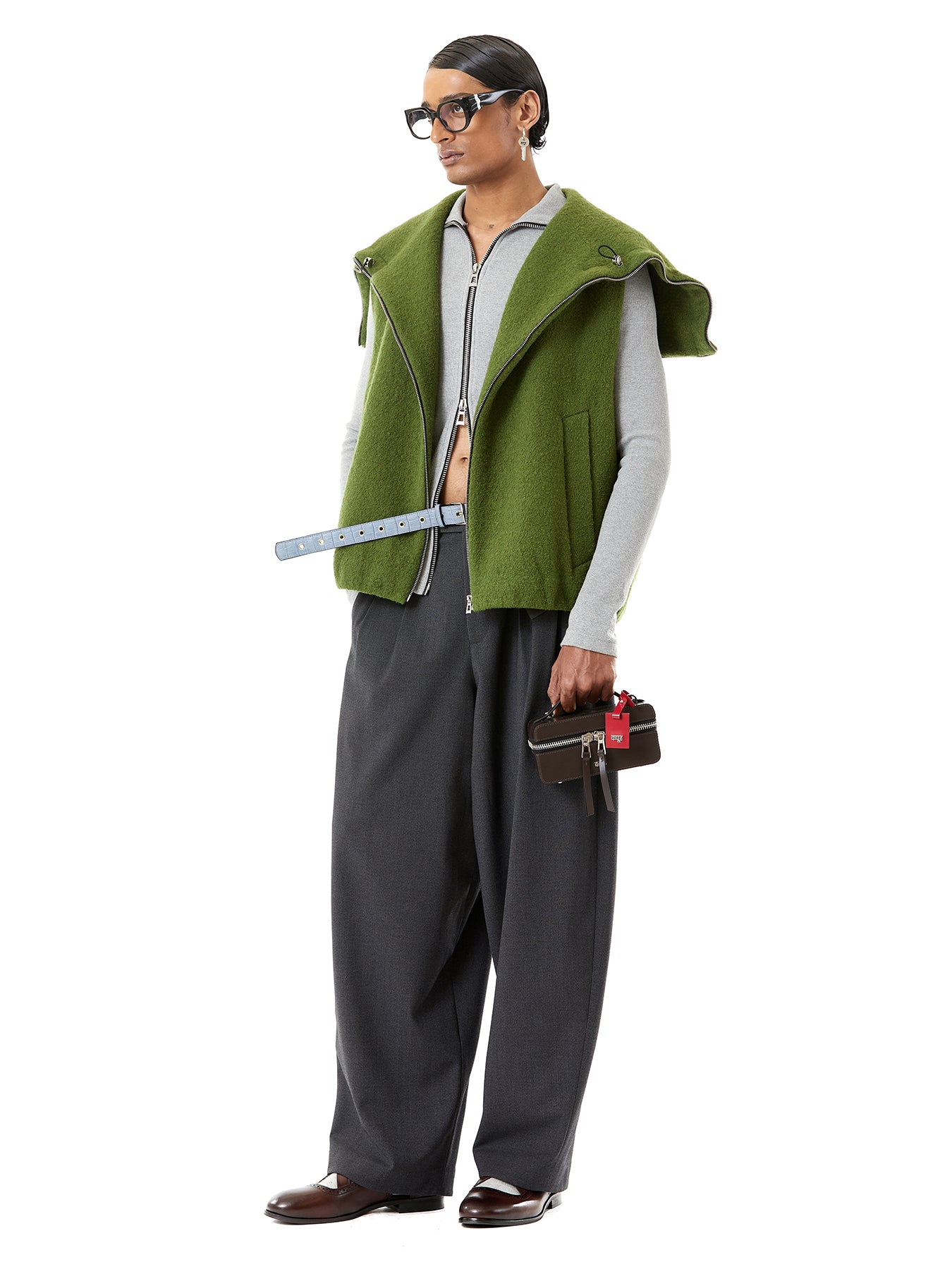 Wool Hooded Vest