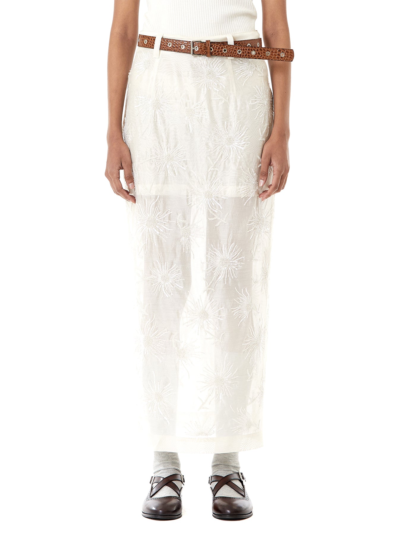 Handcrafted Sheer Skirt