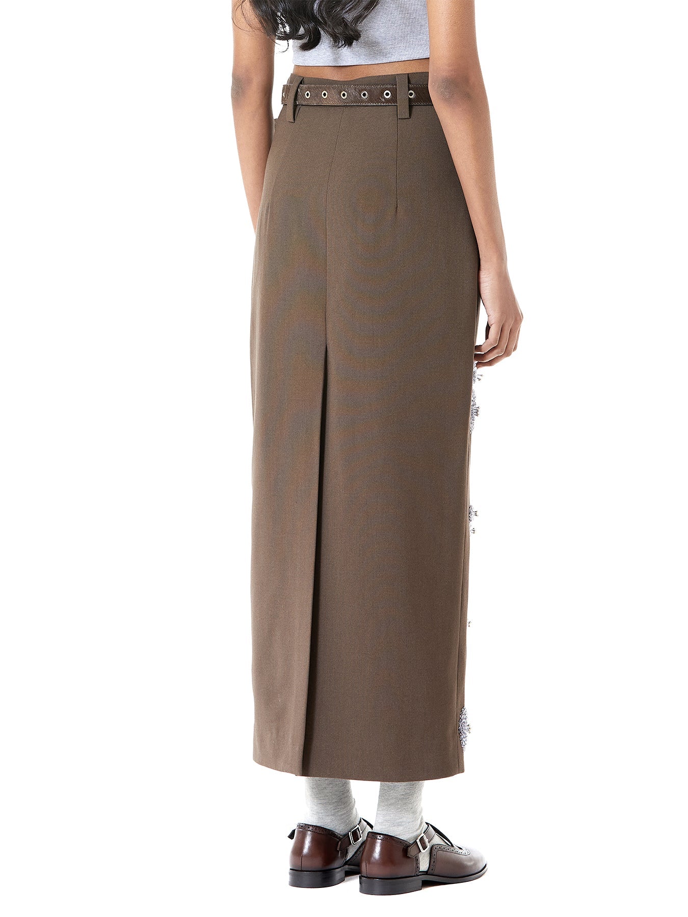 Handcrafted Marigold Midi Skirt