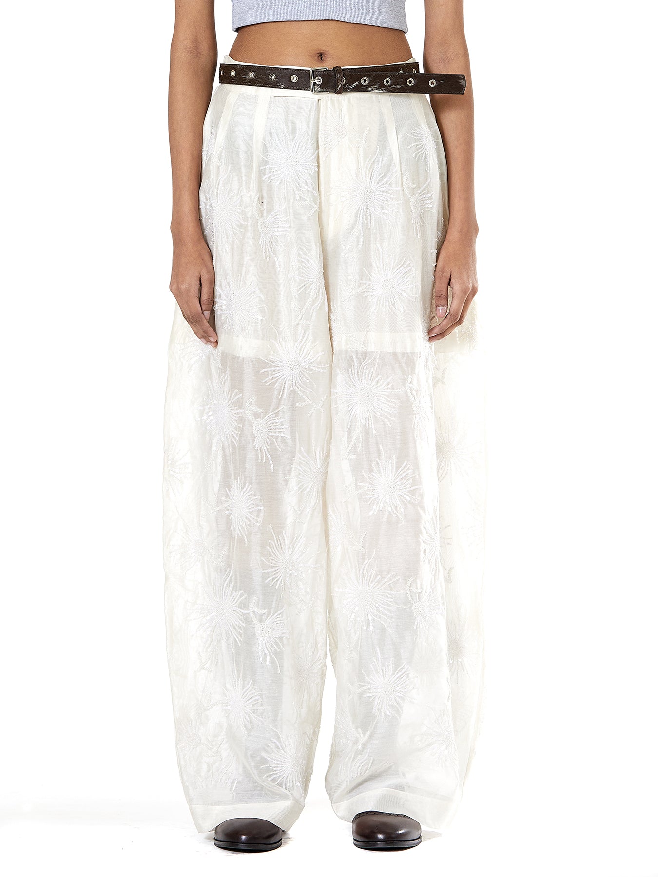 Handcrafted Sheer Pants