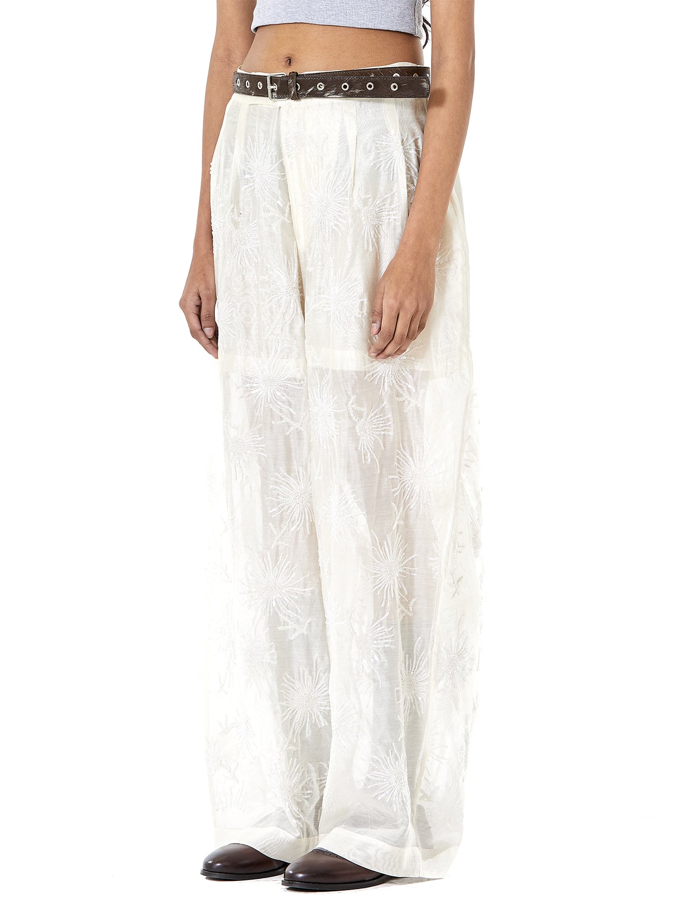 Handcrafted Sheer Pants