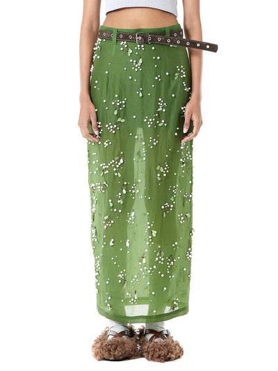 Handcrafted Sheer Silk Skirt