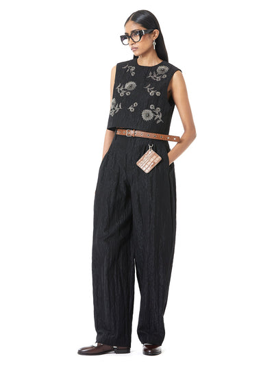 Cropped Tie-up Gilet