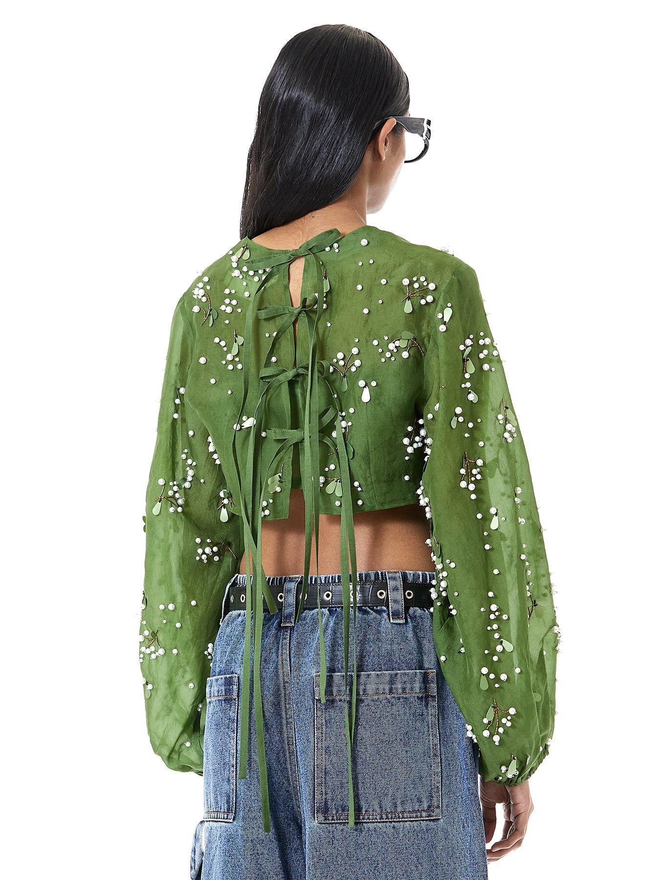 Handcrafted Jasmine Cropped blouse